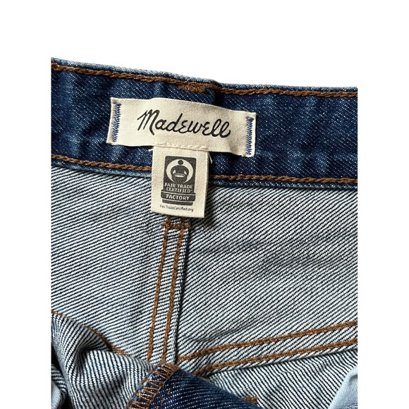 Madewell Low Slung Baggy Jeans Medium Wash Button Fly Size 27 - Picture 8 of 11